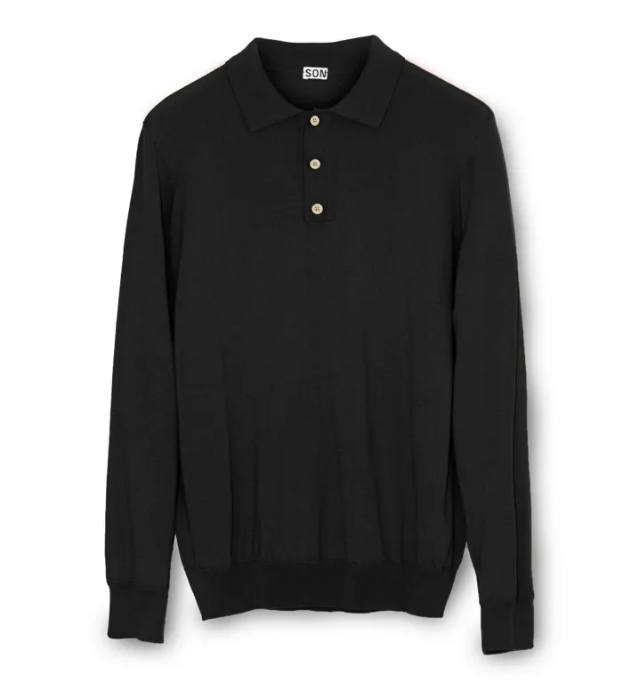 Son of a Tailor Merino Polo Pullover