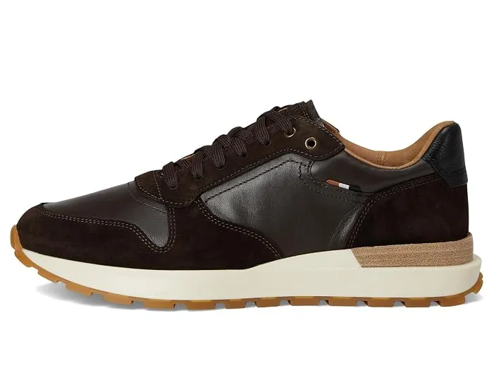 Allen Edmonds Lionel sneaker in Dark Brown, side view