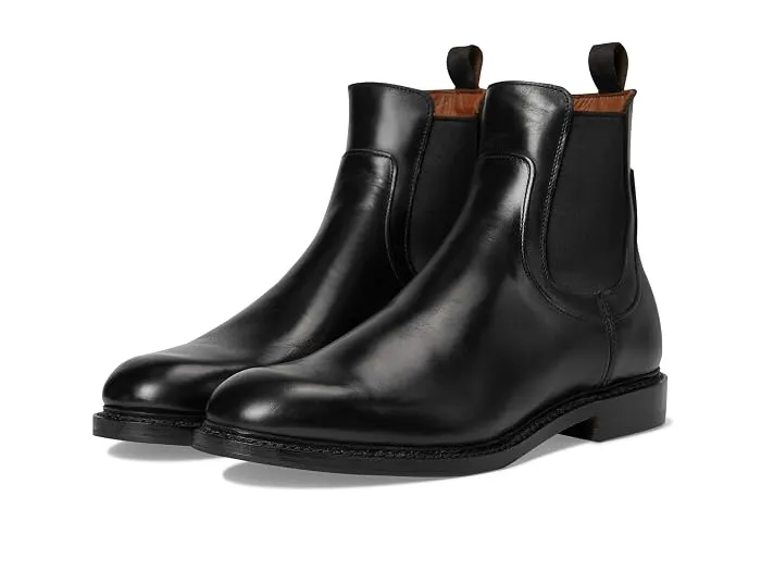 Pair of Allen Edmonds Tanner Chelsea boots in black leather