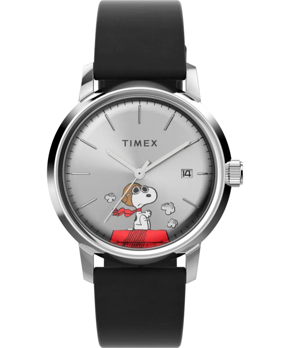 Timex Peanuts x Timex Marlin Automatic Snoopy Flying Ace 40mm