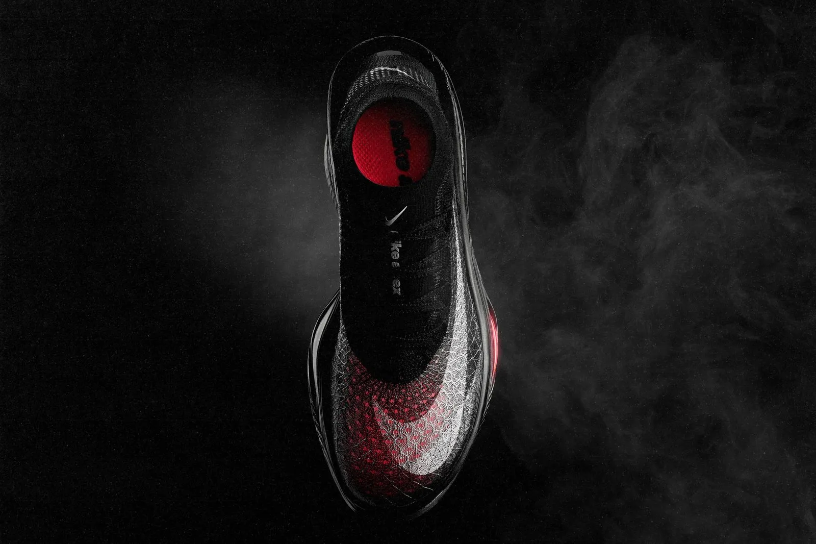 Top view of the Nike Apex showing the Flyknit X upper