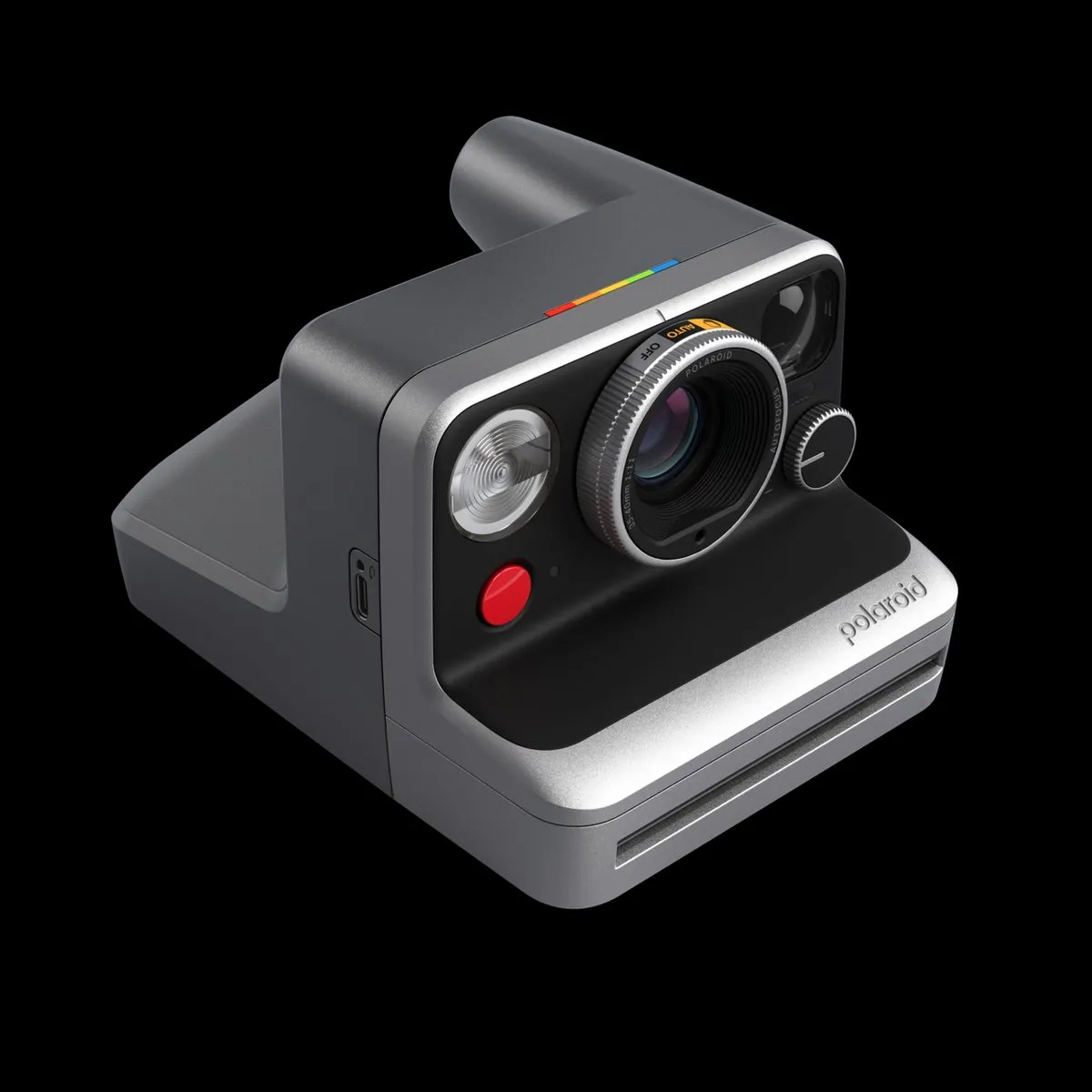 Polaroid Mod instant camera in graphite and silver
